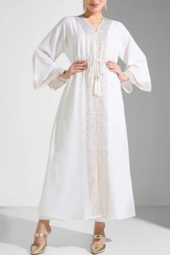 (MOQ 6 PCS) Firdous Abaya