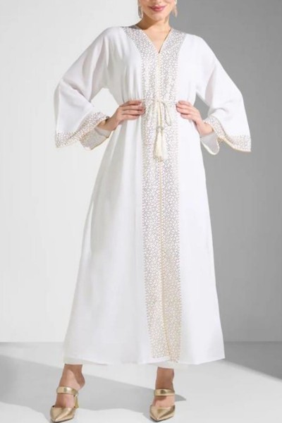 (MOQ 6 PCS) Firdous Abaya