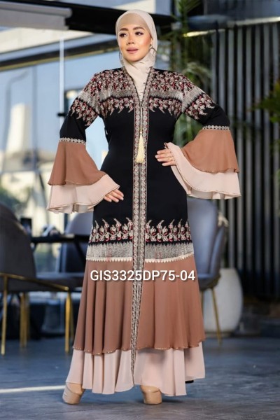 (MOQ 6 PCS) Geranium Egyptian Dress 