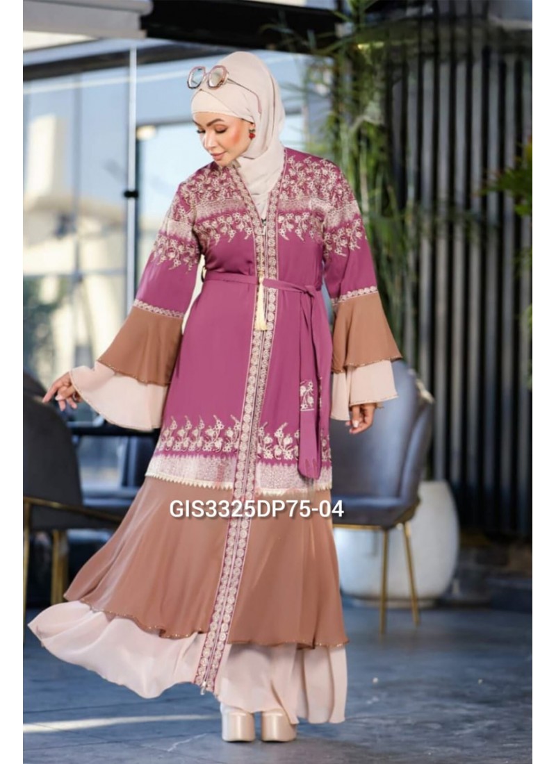 (MOQ 6 PCS) Zinnia Egyptian Dress 