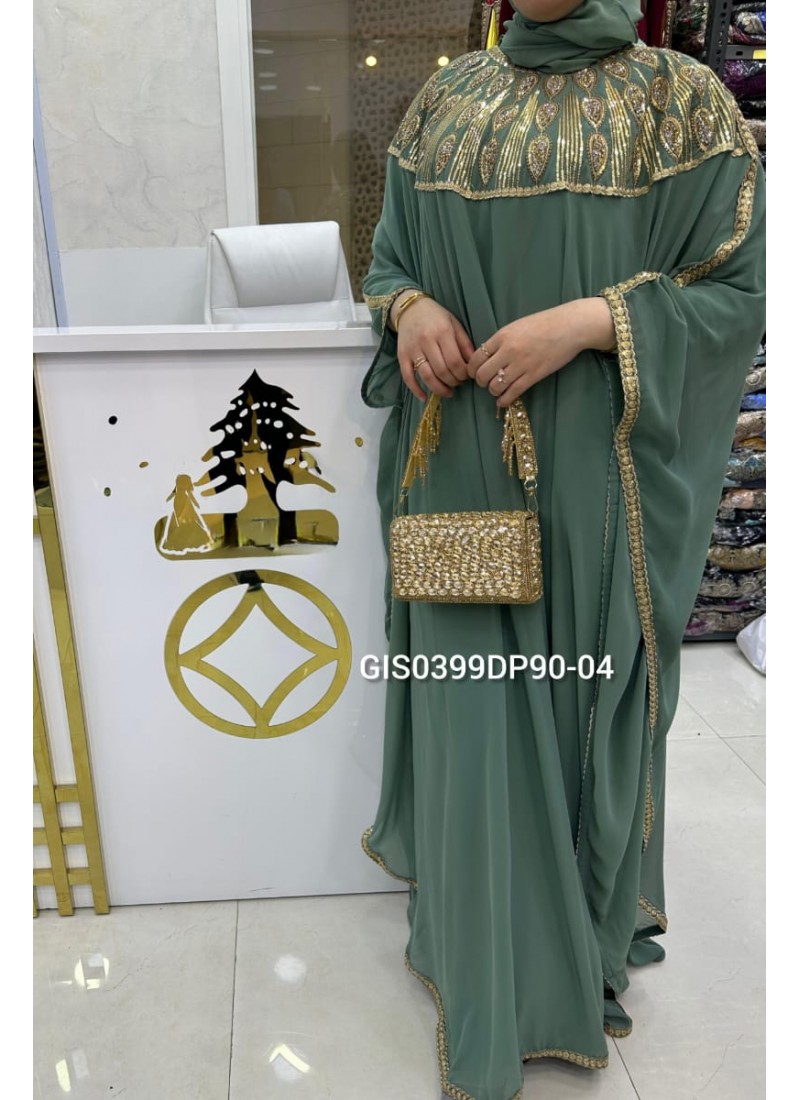 (MOQ 6 PCS) Bergenia Egyptian Dress