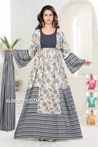 (MOQ 6 PCS) Cuckoo Egyptian Dress