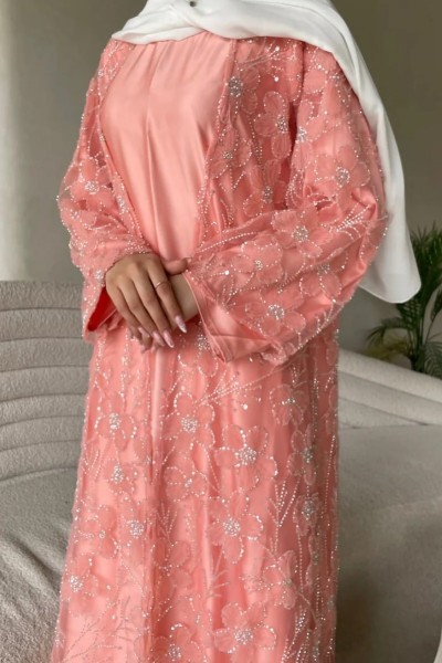 (MOQ 6 PCS) Fashion Trend Abaya