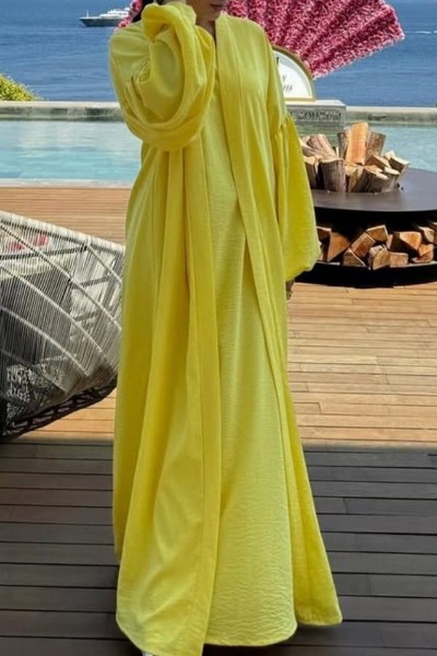 (MOQ 6 PCS) Embellished Abaya