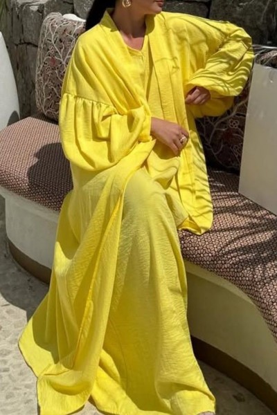 (MOQ 6 PCS) Embellished Abaya