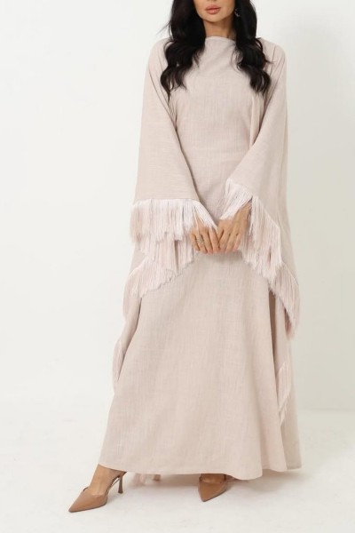 (MOQ 6 PCS) Afrin Abaya