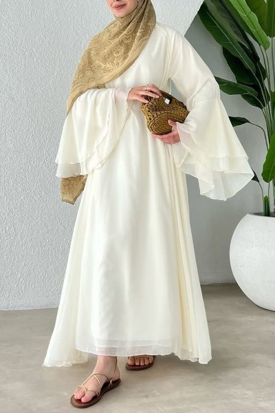 (MOQ 6 PCS) Afshan Abaya