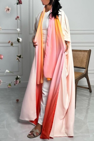 (MOQ 6 PCS) Ajrada Abaya