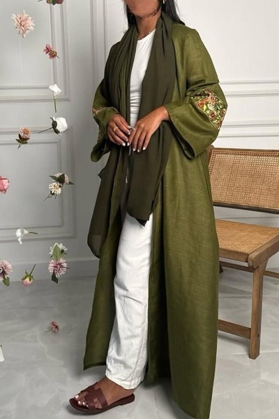 (MOQ 6 PCS)Aleema Abaya