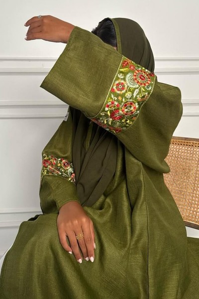 (MOQ 6 PCS)Aleema Abaya