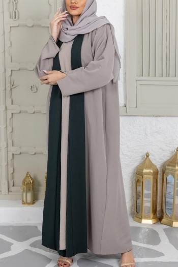 (MOQ 6 PCS) Khadija Abaya
