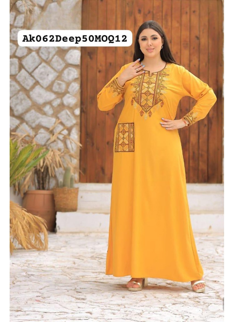 (MOQ 12 PCS) Zehra Jalabiyat