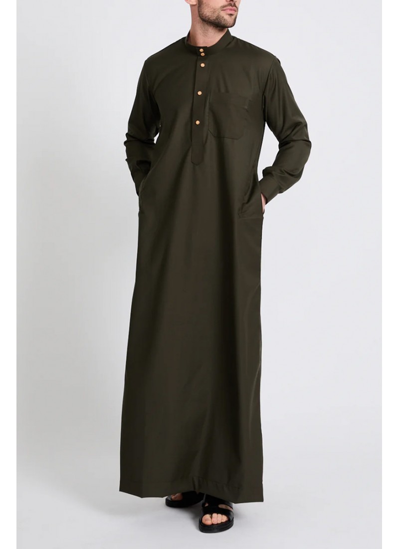 (MOQ 6 PCS) Hassan Men's Thobe