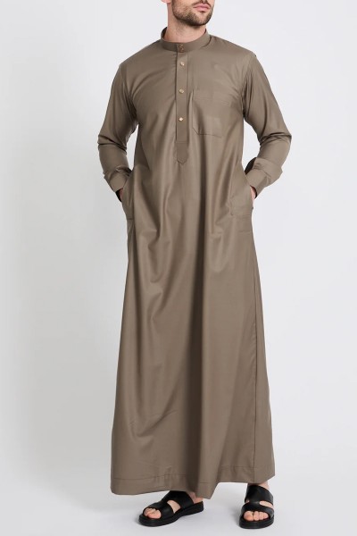 (MOQ 6 PCS) Idris Men's Thobe