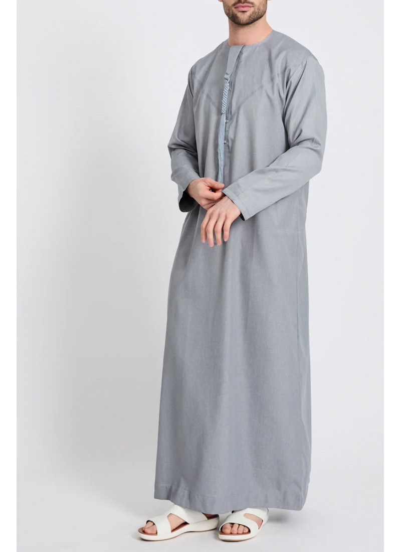 (MOQ 6 PCS) Kareem Men's Thobe