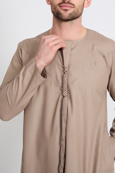 (MOQ 6 PCS) Malik Men's Thobe