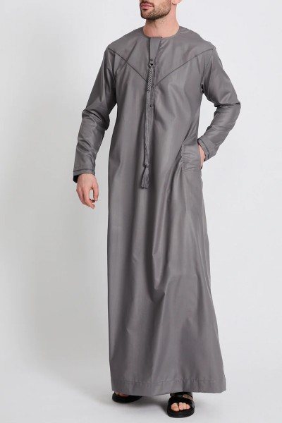 (MOQ 6 PCS) Nasir Men's Thobe