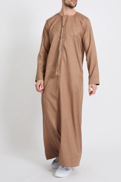 (MOQ 6 PCS) Omar Men's Thobe