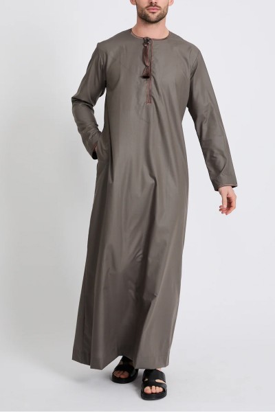 (MOQ 6 PCS) Akram Men's Thobe