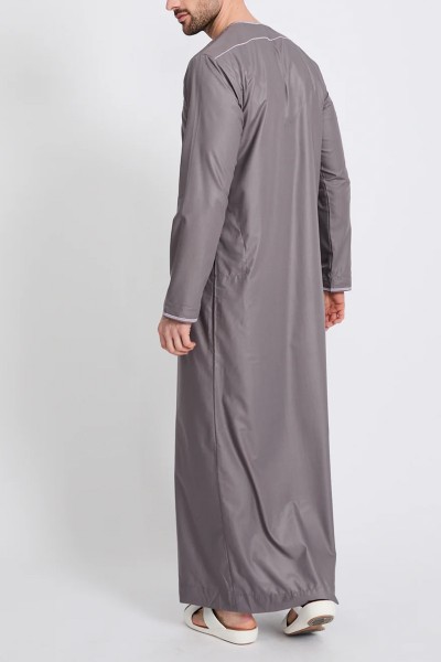 (MOQ 6 PCS) Bilal Men's Thobe