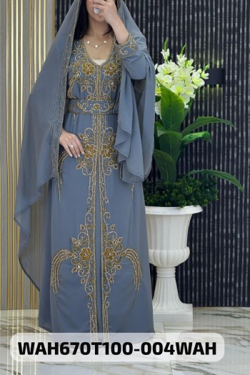 (MOQ 6 PCS) Ahd Kaftan