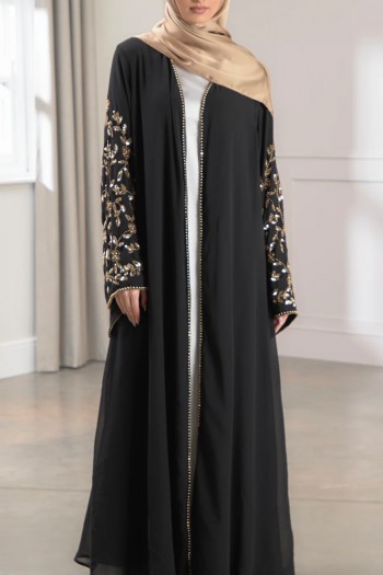 (MOQ 6 PCS) Stunning Aziza Designer Abaya
