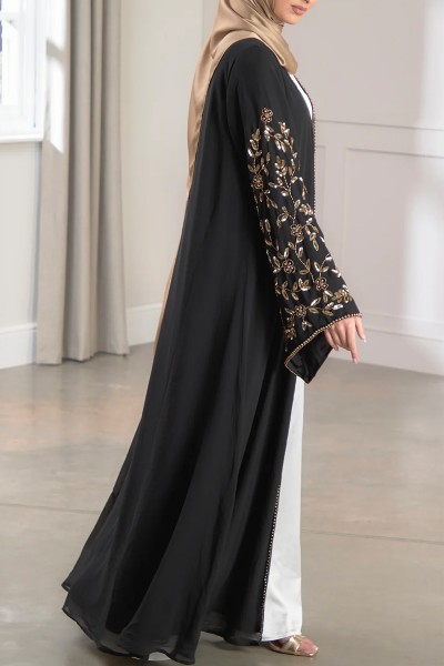(MOQ 6 PCS) Stunning Aziza Designer Abaya