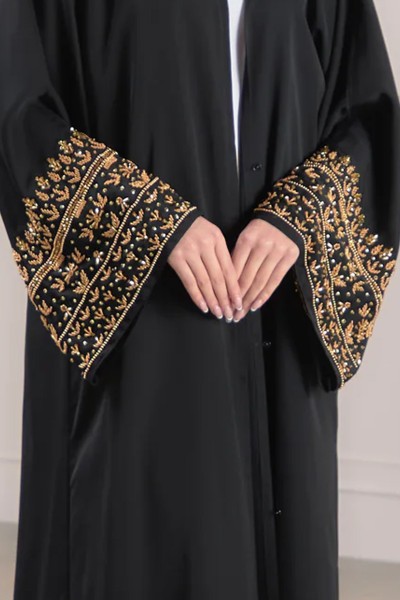 (MOQ 6 PCS) Fancy Alstroemeria Abaya