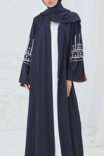 (MOQ 6 PCS) Designer Hand Work Abaya 