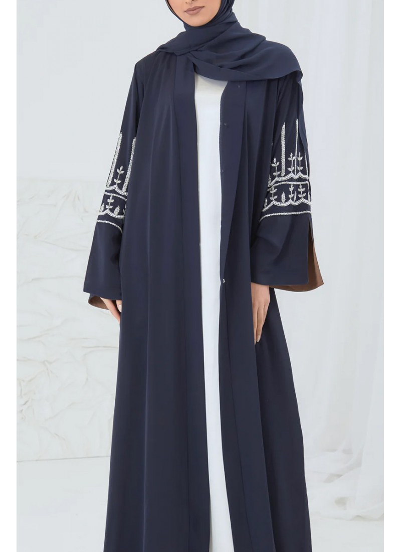 (MOQ 6 PCS) Designer Hand Work Abaya 