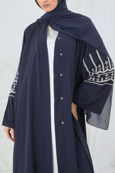 (MOQ 6 PCS) Designer Hand Work Abaya 