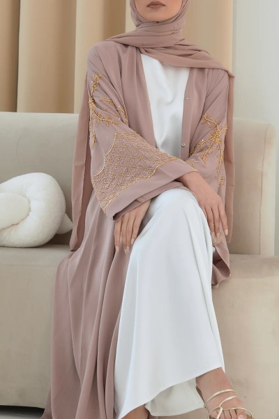 (MOQ 6 PCS) Modest Aaeedah Abaya 