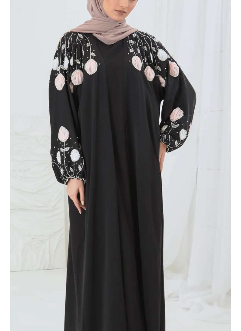 (MOQ 6 PCS) Fashionable Badriyah Abaya 