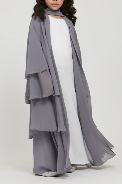 Dina Kids Abaya (MOQ 12 PCS)