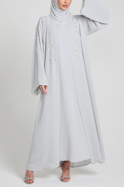 Printed Sophisticated Abaya (MOQ 6 PCS)