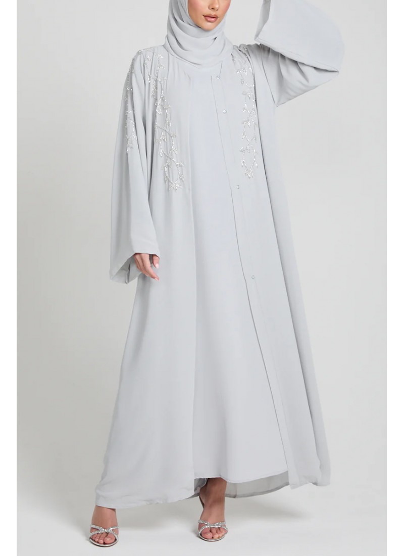 Printed Sophisticated Abaya (MOQ 6 PCS)
