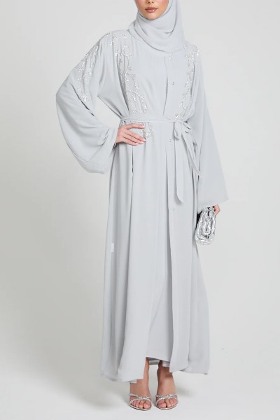 Printed Sophisticated Abaya (MOQ 6 PCS)