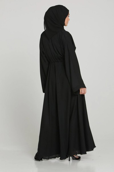 (MOQ 6 PCS) Crystal  Abaya 