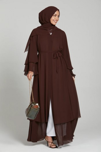 (MOQ 6 PCS) Fashionable Modest Abaya 