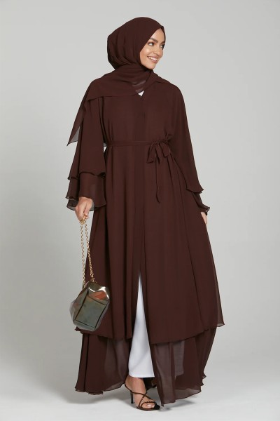 (MOQ 6 PCS) Fashionable Modest Abaya 