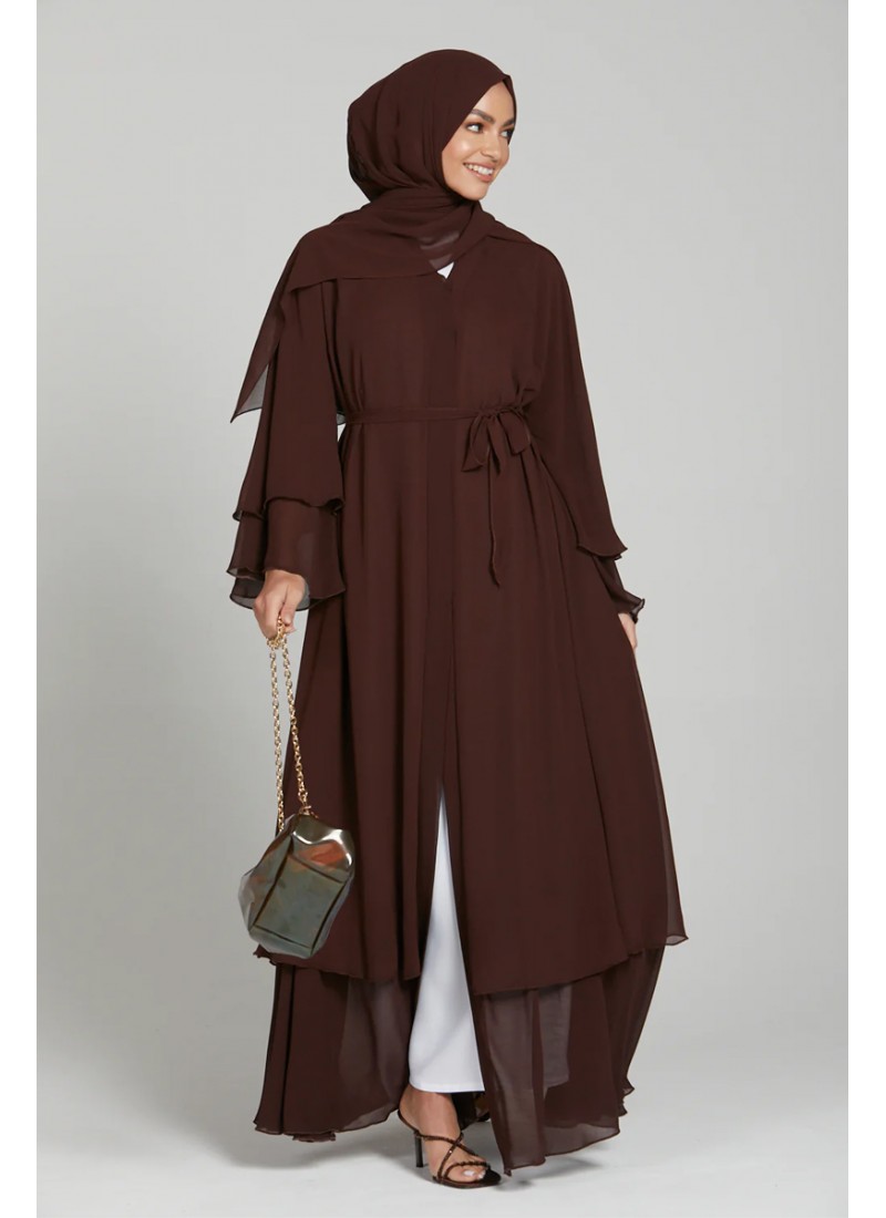 (MOQ 6 PCS) Fashionable Modest Abaya 