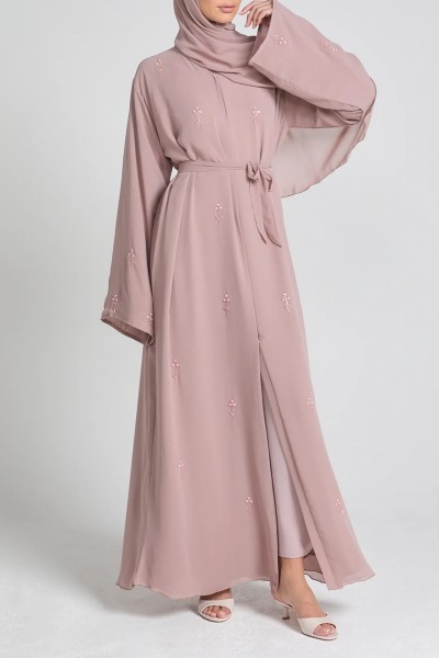 (MOQ 6 PCS) Elegant Plan Abaya 