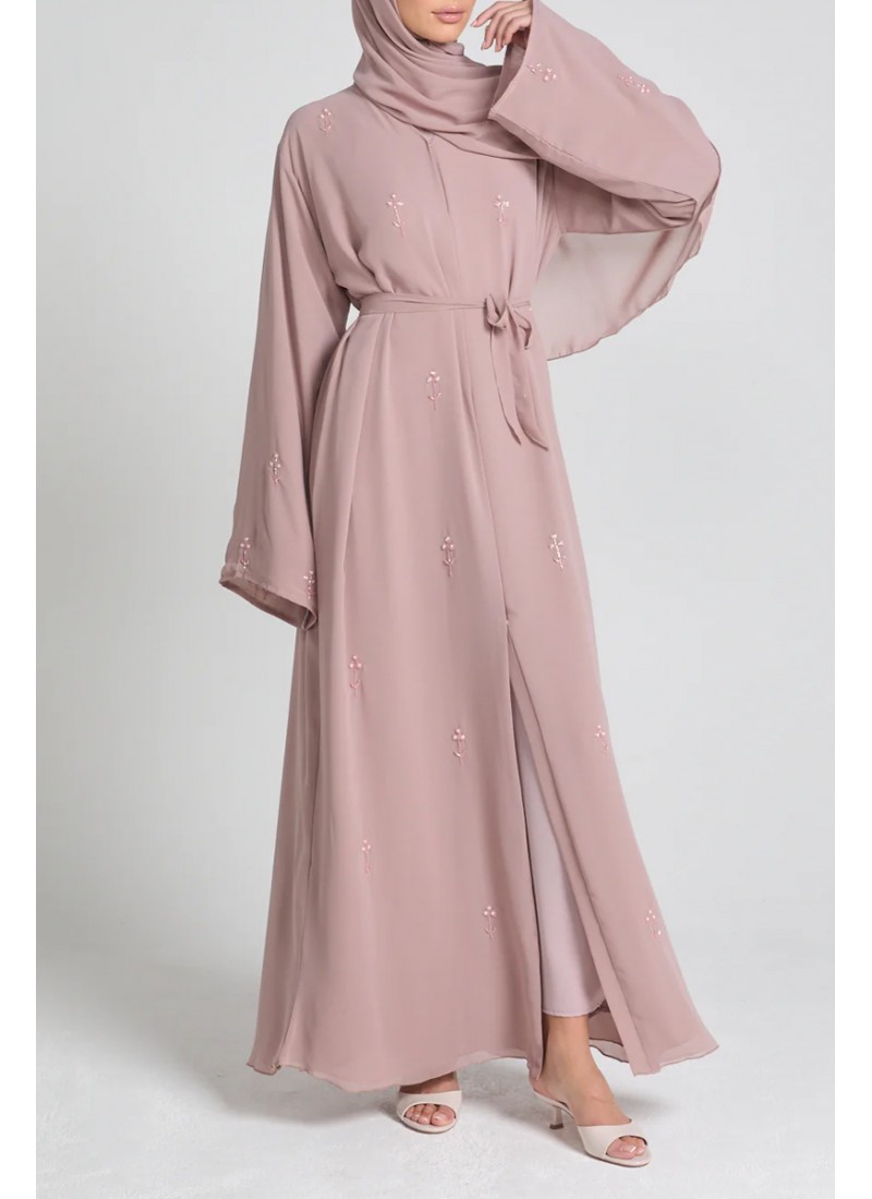 (MOQ 6 PCS) Elegant Plan Abaya 