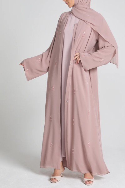 (MOQ 6 PCS) Elegant Plan Abaya 