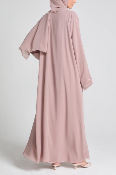 (MOQ 6 PCS) Elegant Plan Abaya 
