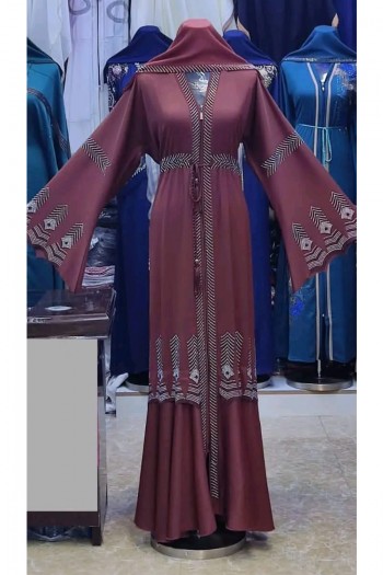 (MOQ 6 PCS) Wiam Abaya