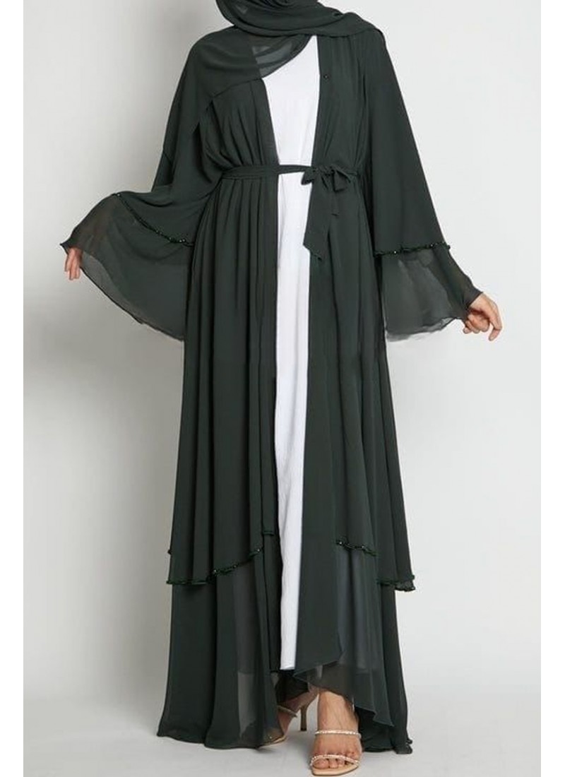 (MOQ 3 PCS) Fancy Dubai Abaya