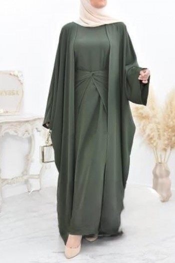 (MOQ 3 PCS) Hexagon Abaya