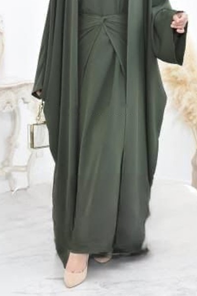 (MOQ 3 PCS) Hexagon Abaya