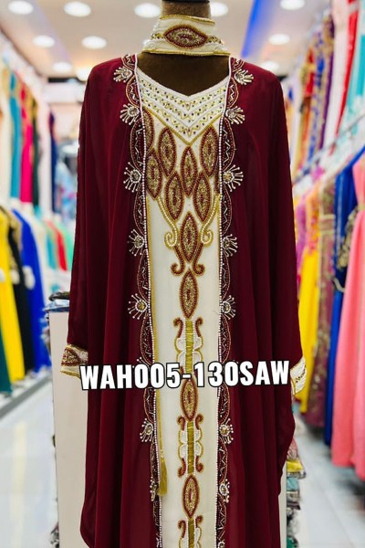 (MOQ 3 PCS) Fancy Kaftan